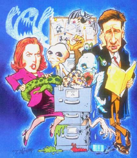 X-Files, un exemple de srie Sf 'dbordante'... jusqu'aux frontires du fantastique